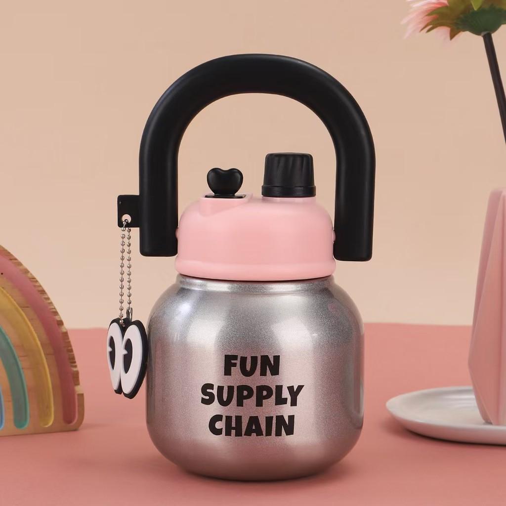 650ml Drink Double Large Capacity Plastic Thermos Cup Gift Water Fashion Cups