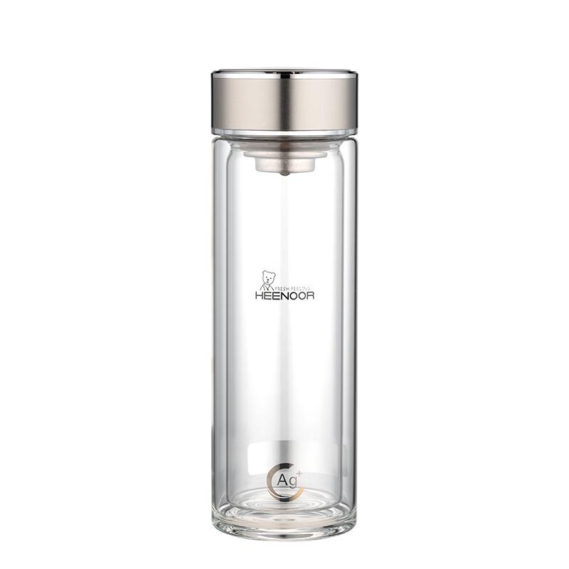 XINUO Double-Layer Anti-scald Antibacterial Glass Tea Cup