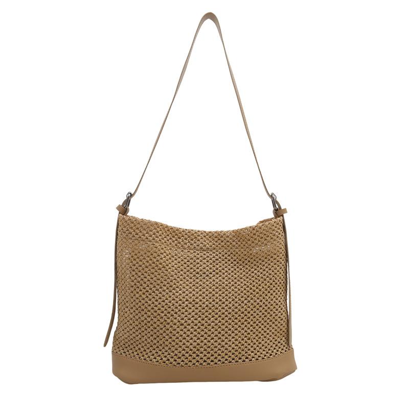 Summer Straw Bag Ethnic Style Armpit Bag Fashionable Simple Mother Bag Niche Versatile Shoulder Bag