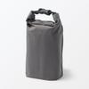 MUJI Adjustable Height Lunch Bag Roll Top Small Gray 84843068