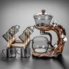Lazy Glass Automatic Tea Set Business Gift High Borosilicate Panda Kung Fu Teaware Sets