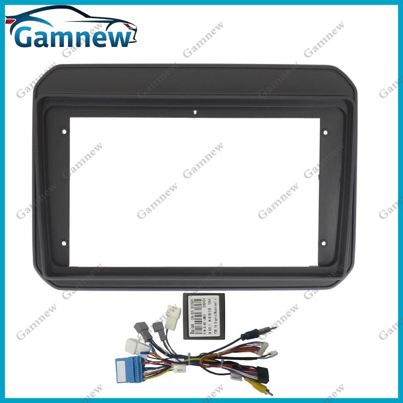 9 Inch Car Frame Fascia Adapter Canbus Box Android Radio Dash Fitting Panel Kit For SUZUKI IGNIS 2015 
