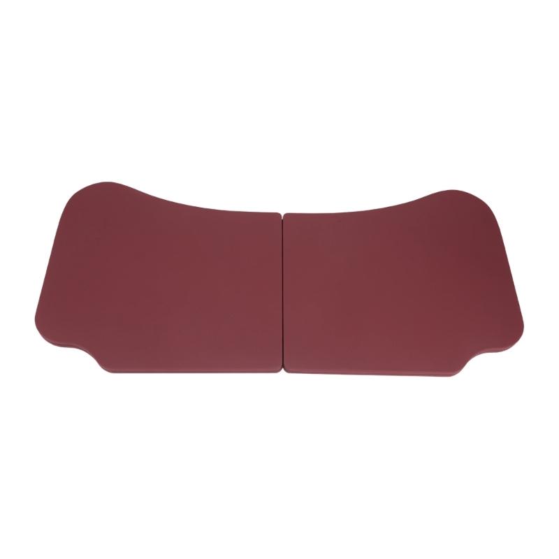 Temporary Car Work Tray with 2-Panel Tabletop for Reading and Item Placement Inside Parked Vehicle Cabin