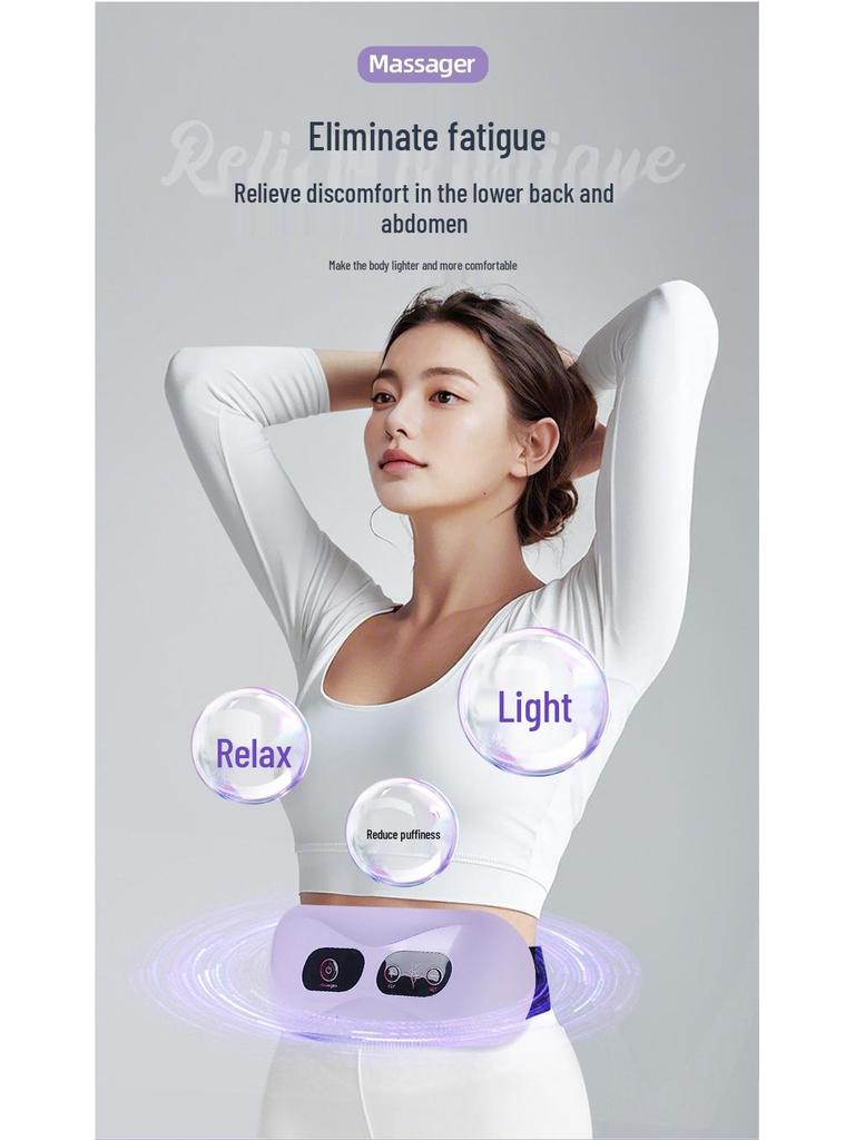 Wiederaufladbarer Multifunktionaler Massagegürtel für Fitness und Taille