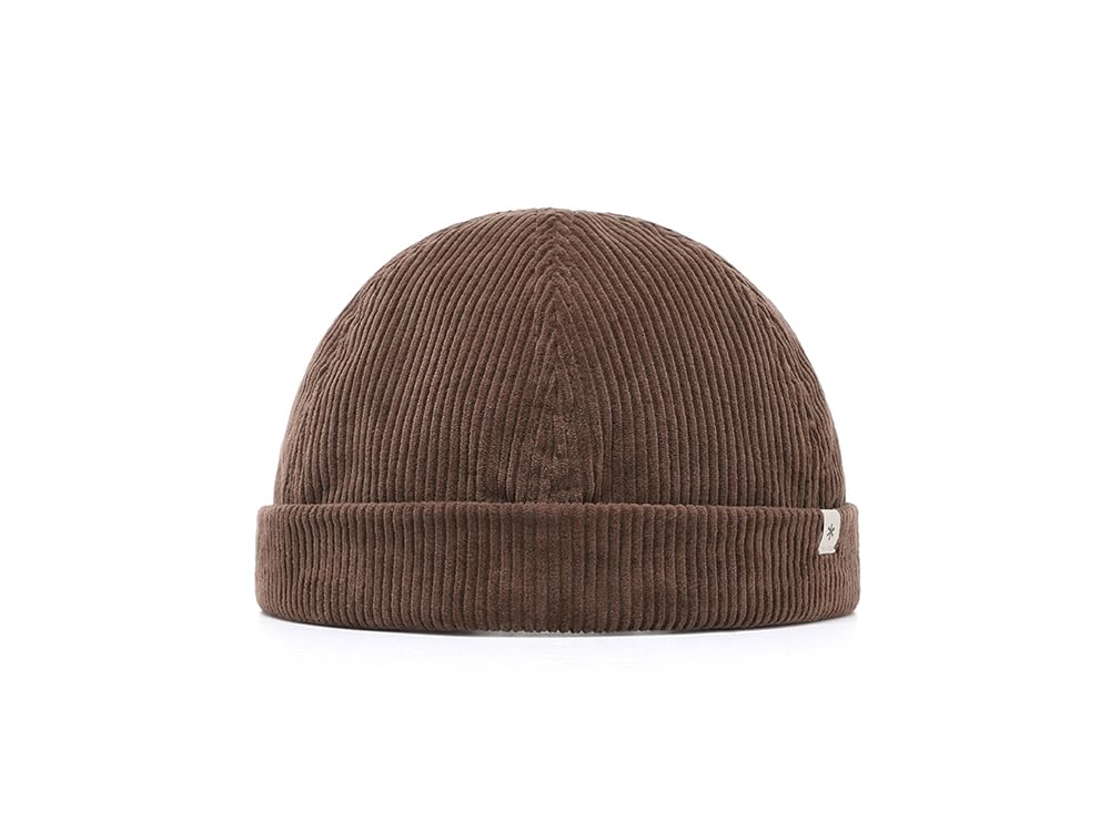 Snow Peak Corduroy Watch Cap Headwear Cap Hat for Men and CHOCO BROWN One GS-S25FUFWC68 Women,
