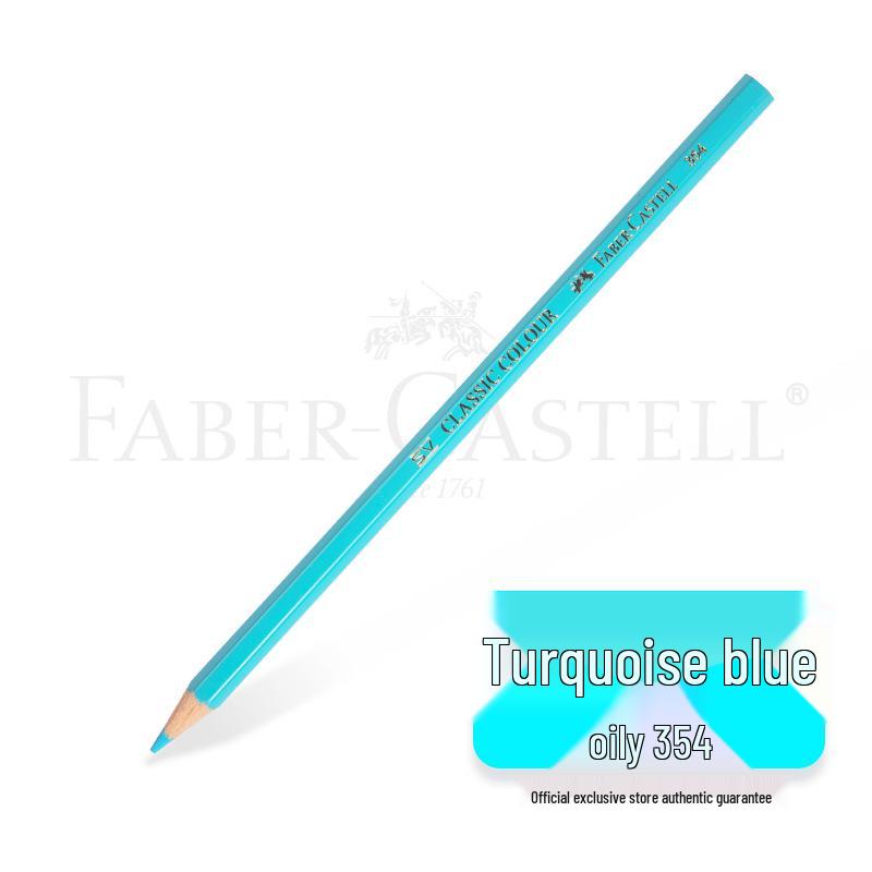 Faber-Castell Art Oil-Based Colored Pencils Set - Red, White, Black, and 60 Single and Complementary Colors.