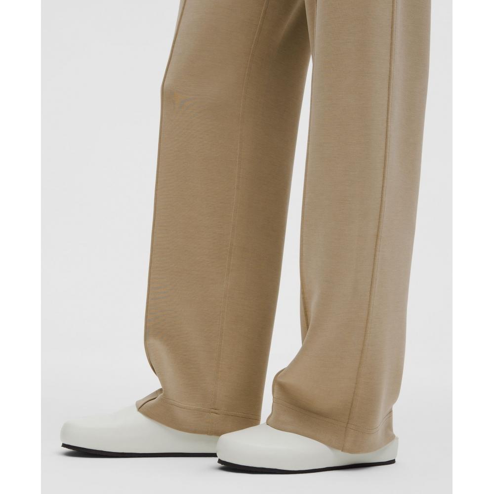 Lululemon Softstreme Pintuck Mid Rise Pant  Regular Sheer Oak