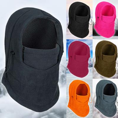 Fashion Warm Hats Integrated Ear Protection Breathable Waterproof Thermal Fleece Balaclava Hat Stylish Winter Headwear for Men Women