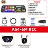E-ACE 9.66 inch Dash Cam 4K HD WiFi Driving Recorder Carplay & Android Auto Night Vision Recorder Car DVR