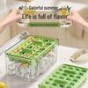 Ice Cube Maker Set with Storage Box & Scoop