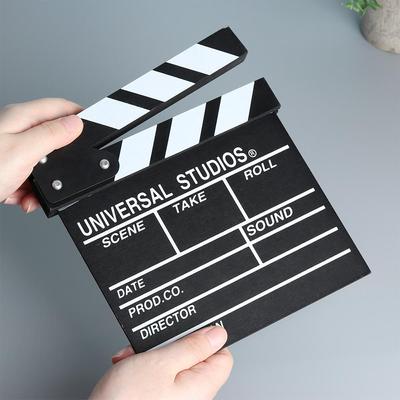 Accessories Handmade Shooting Props Director Video Clapboard TV Film Movie Clapper Board Slate