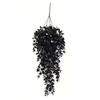 5 Forks Artificial Eucalyptus Leaf Vine Plastic Penny Leaf Decor Plant  Outdoor Use