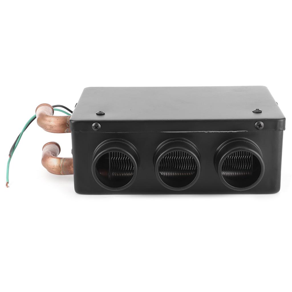 Calentador de Coche 12V 50W 3 Orificios Portátil Invierno Calentador de Calentamiento Rápido Eliminador de Escarcha Bajo Ruido Calentamiento Automático Descongelador de Coche 12V Calentador de Coche