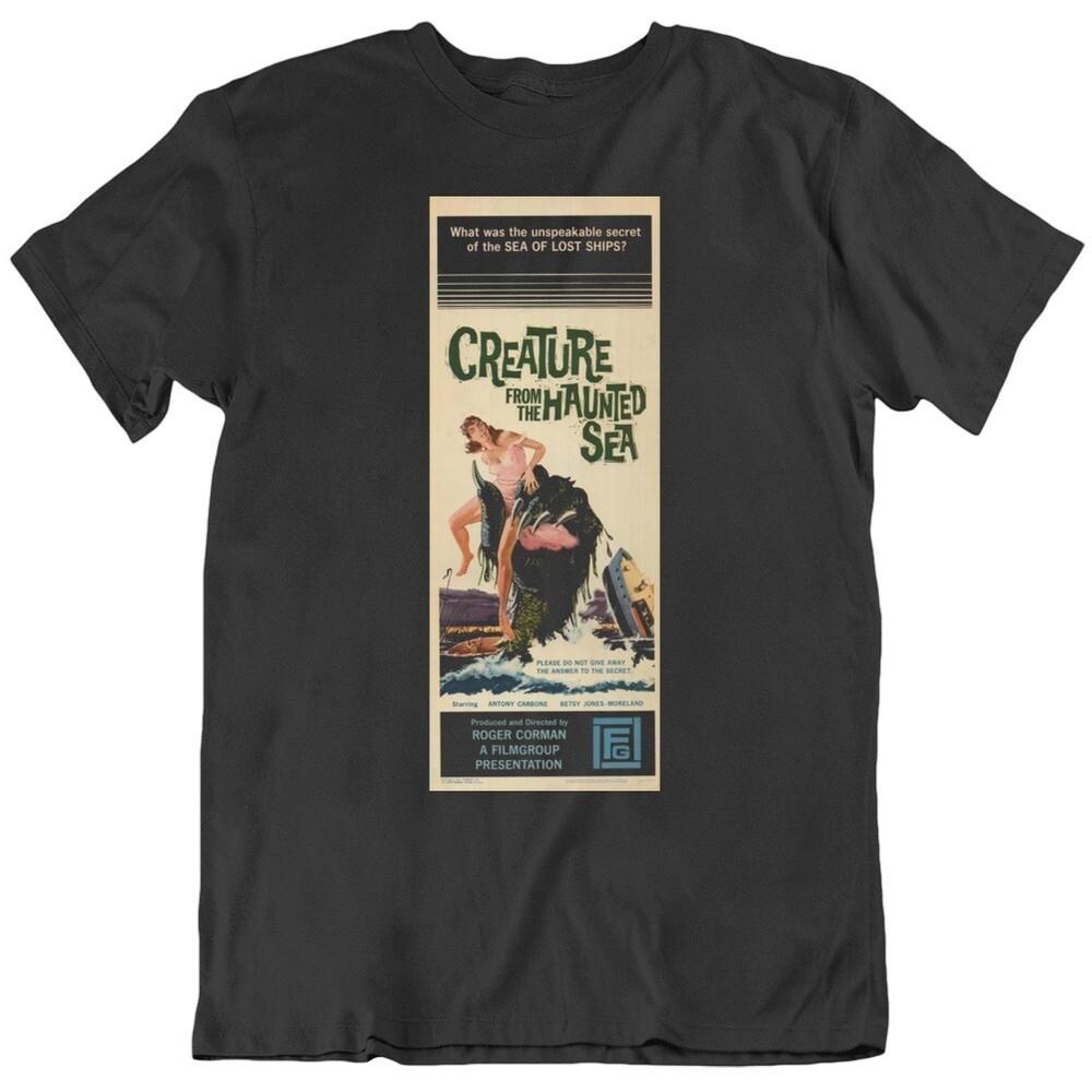 Creature from the Haunted Sea Retro Horror Movie Poster Fan v2 T Shirt Unisex T-Shirt S