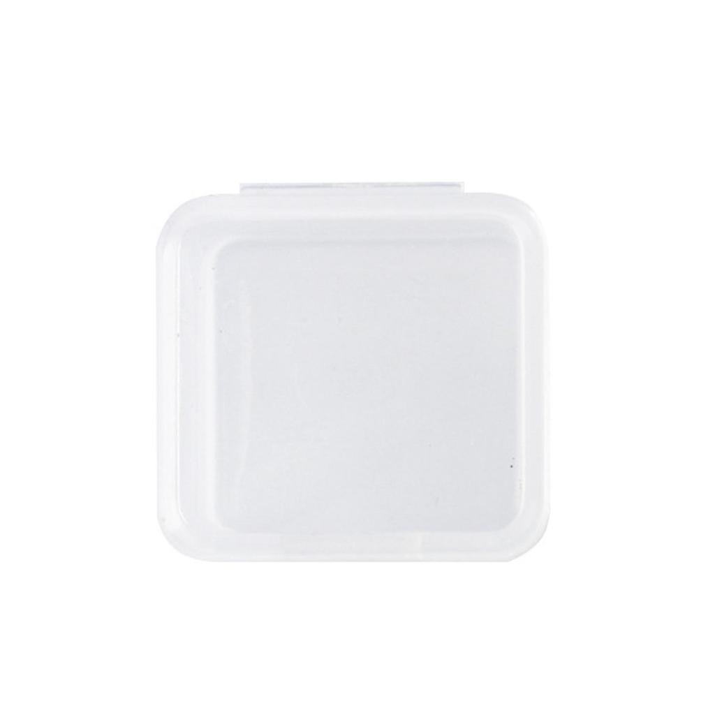 Nail Art Diamond Storage Box: Semi-Transparent, Single Opening, Plastic Organizer