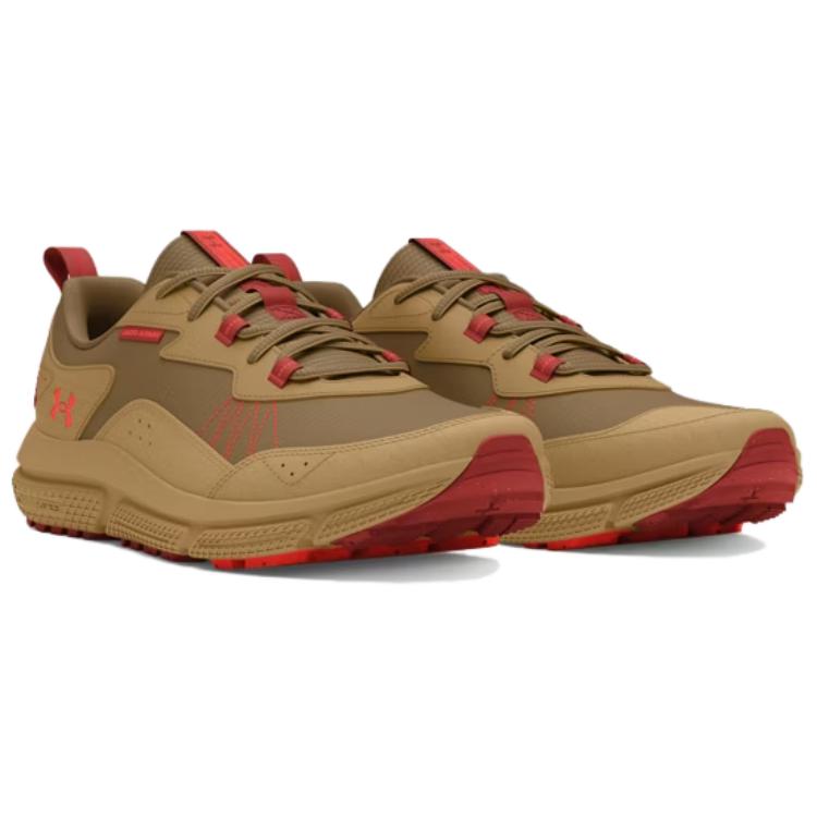 Under Armour Charged Verssert 2 Coyote Brown Red Men 3027178-201