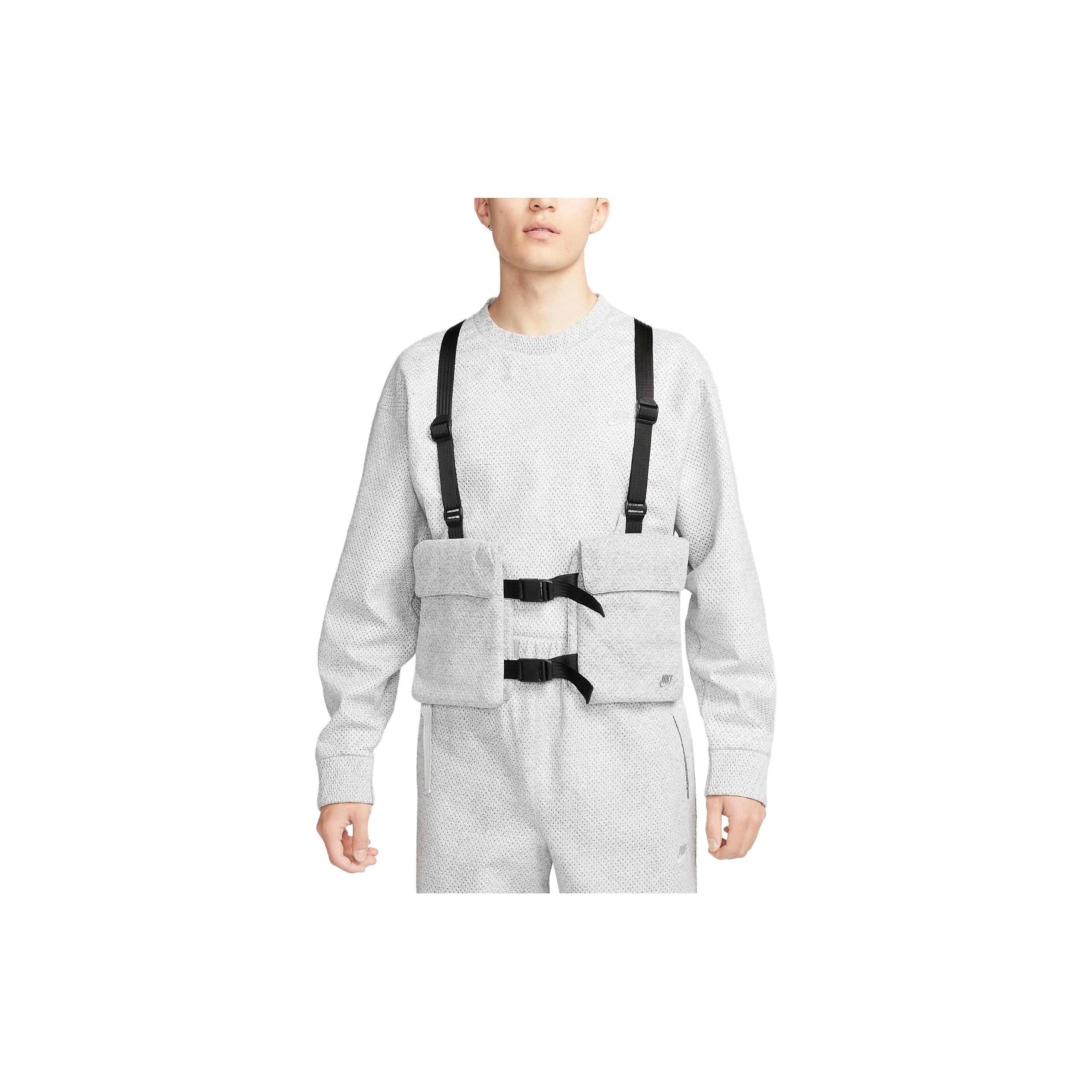 Жилеты Nike Мужские Дымчато-серые Без воротника Рабочая одежда DX9404-077 XXS/XS