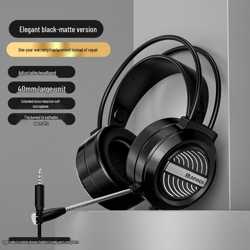 Wired USB Gaming Headset with Microphone for PC and Laptop