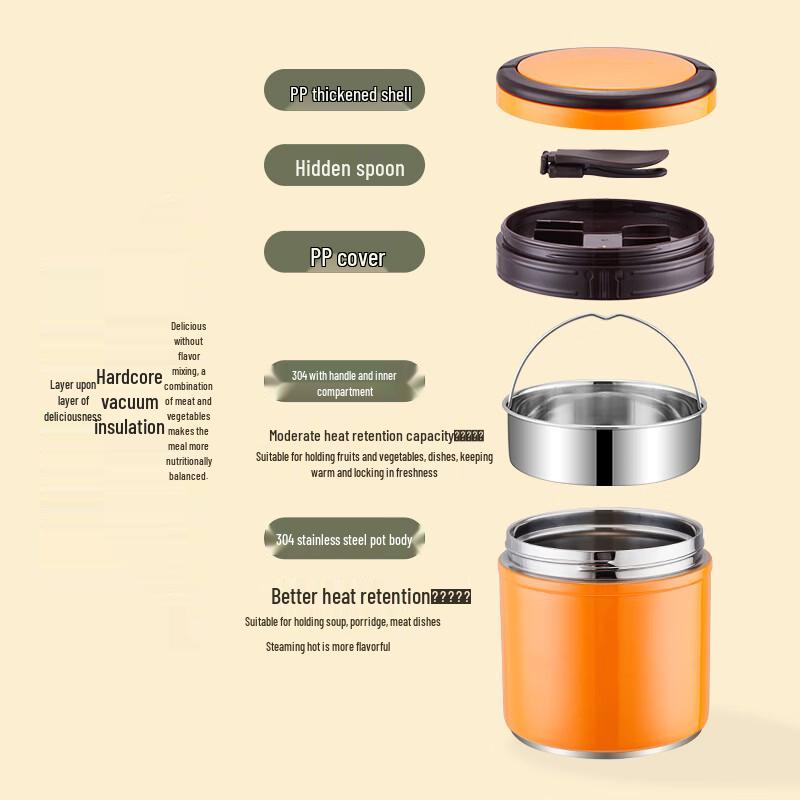 ZISIZ Insulated Food Jar