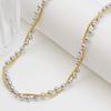 Retro Stainless Steel Necklace Simple Vacuum Plating