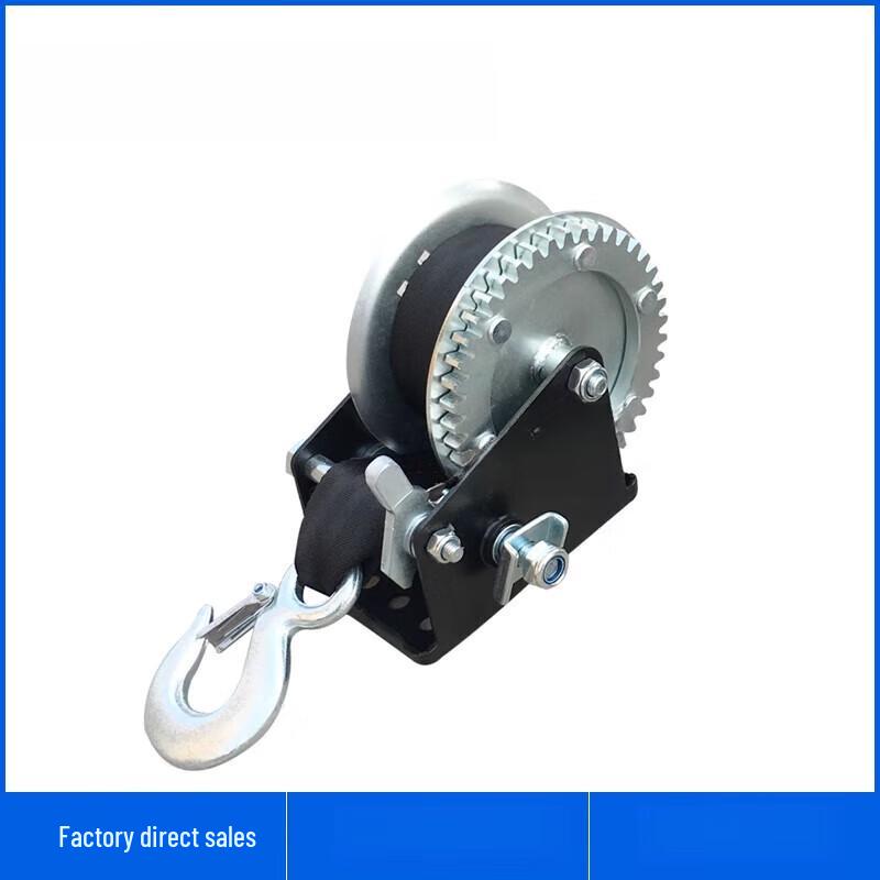 Jundingying 2000lb Hand Winch with 10m Steel Wire Rope