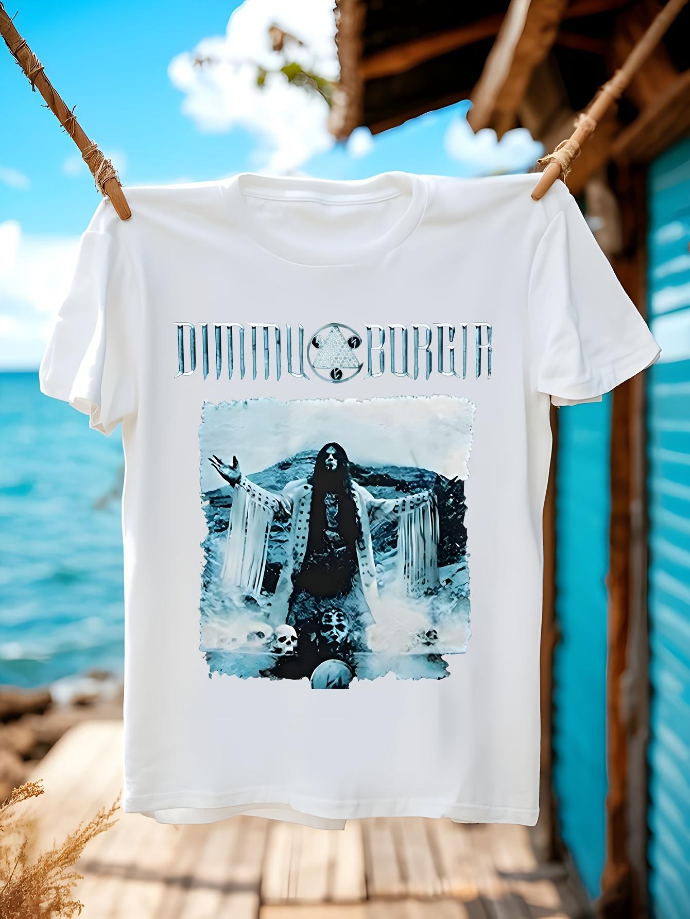 Dimmu Borgir Shagrath Official Gothic Metal Band T-shirt - Black Crew Neck Heavy Metal Tee XXXL