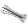 Double Jigger 304 Stainless Steel Thicken Design Wide Opening Glossy Appearance Easy Cleaning Alcohol Measuring Tool