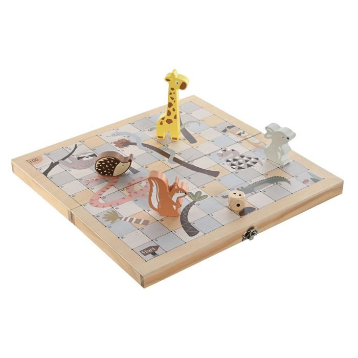 Jeu de plateau - Home ESPRIT - 26x13x3.3 cm - Multicolore - Bois - Jeu de société