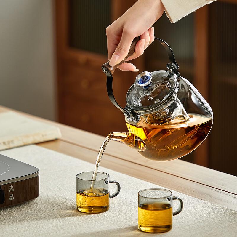 Electric Ceramic Stove with High-Temperature Glass Teapot Set