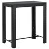 Day and Night - Day and Night High Garden Table Black Synthetic Rattan 100x60.5x110.5 Cm