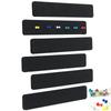 6PCS+35pins Frameless Cork Bulletin Board Strips for Home refrigerator Office Decoration Message Board cork board wall stickers