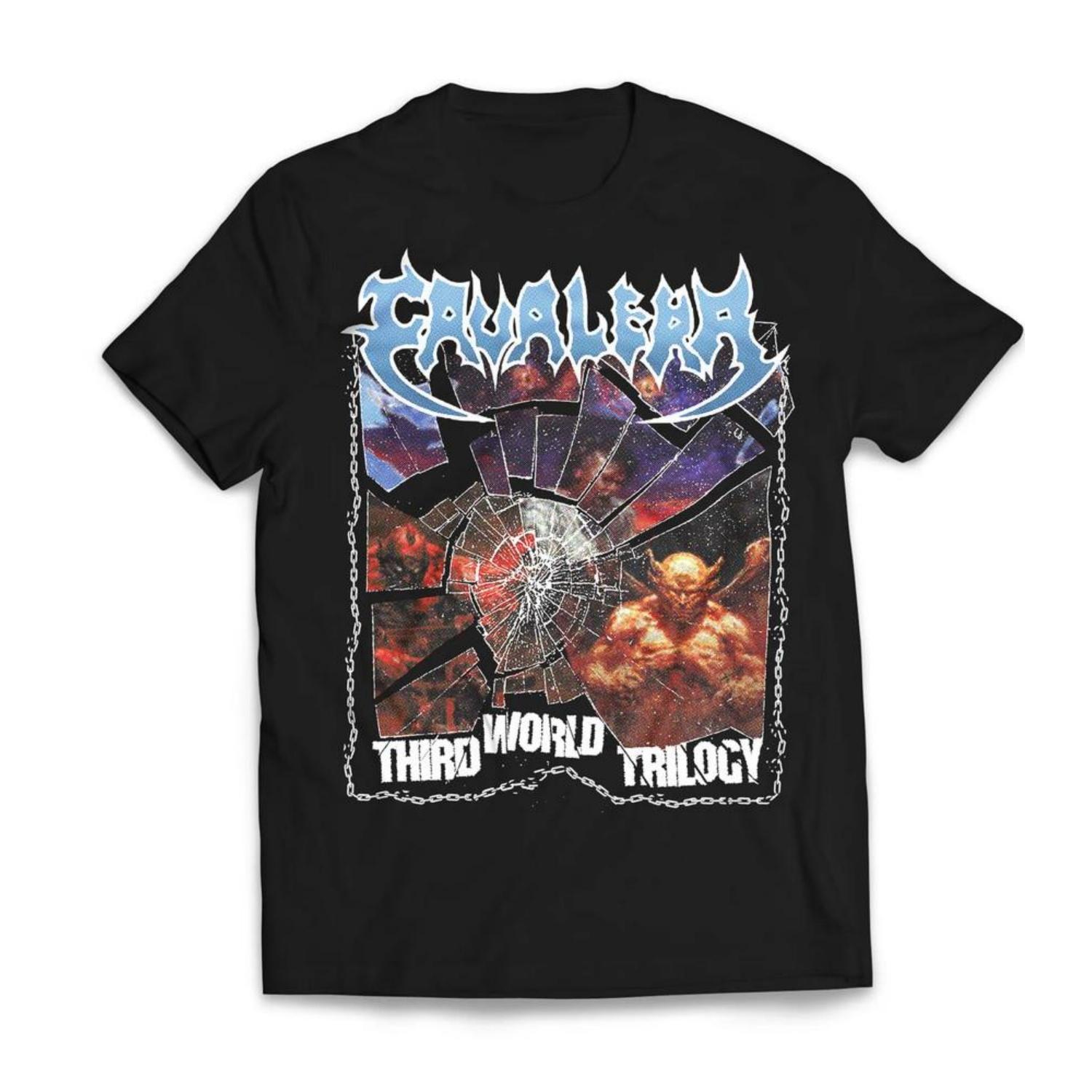 

NEW Cavalera Third World Trilogy Tour Band T Shirt Black All Size AR1380 Unisex T-Shirt XXXXXL