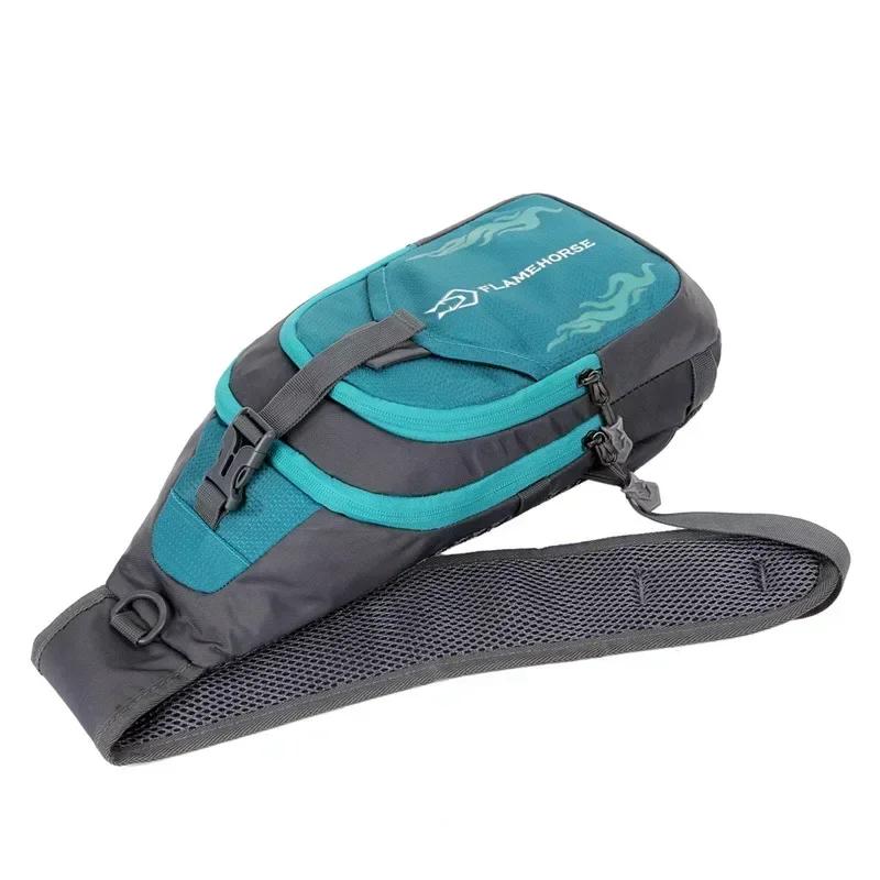 Travel Sports Running Cycling Daypack Men Sling Backpack Chest Crossbody Gym Bags Waterproof Lightweight Chest Bag Shoulder Bag