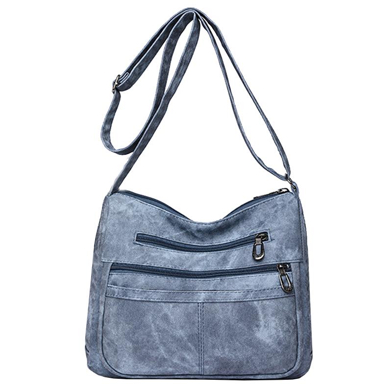 

Многоцветная винтажная сумка через плечо с текстурой, универсальная, повседневная, с несколькими отделениями, для ежедневных прогулок, стильная и практичная