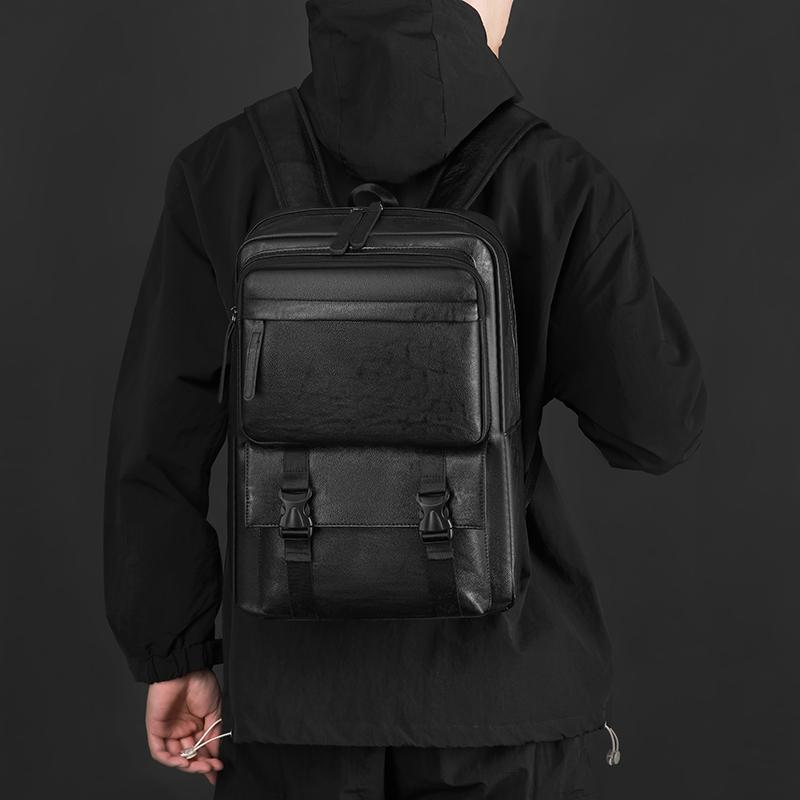 Men's Business Travel Large Capacity Backpack Water-repellent Multifunctional Backpack Commuter Lightweight Backpack
