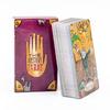 Das Mystery Tarot 78-Karten-Deck für mystische Divination Familienfeier Geschenk Englische Version Orakel 10,3x6cm Brettspiel