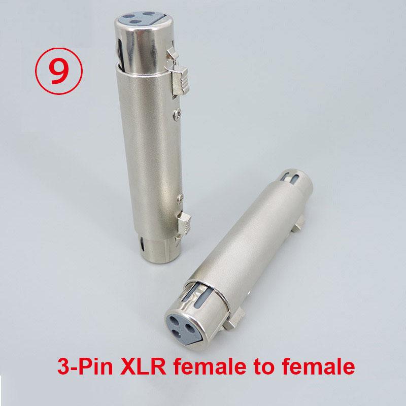 1 buc audio Microfon Metalic 3 pini XLR Tată mamă La 1/4" 6,35 mm 6,5 Mic mono RCA tată mamă Stereo Transformator Convertor Adaptor