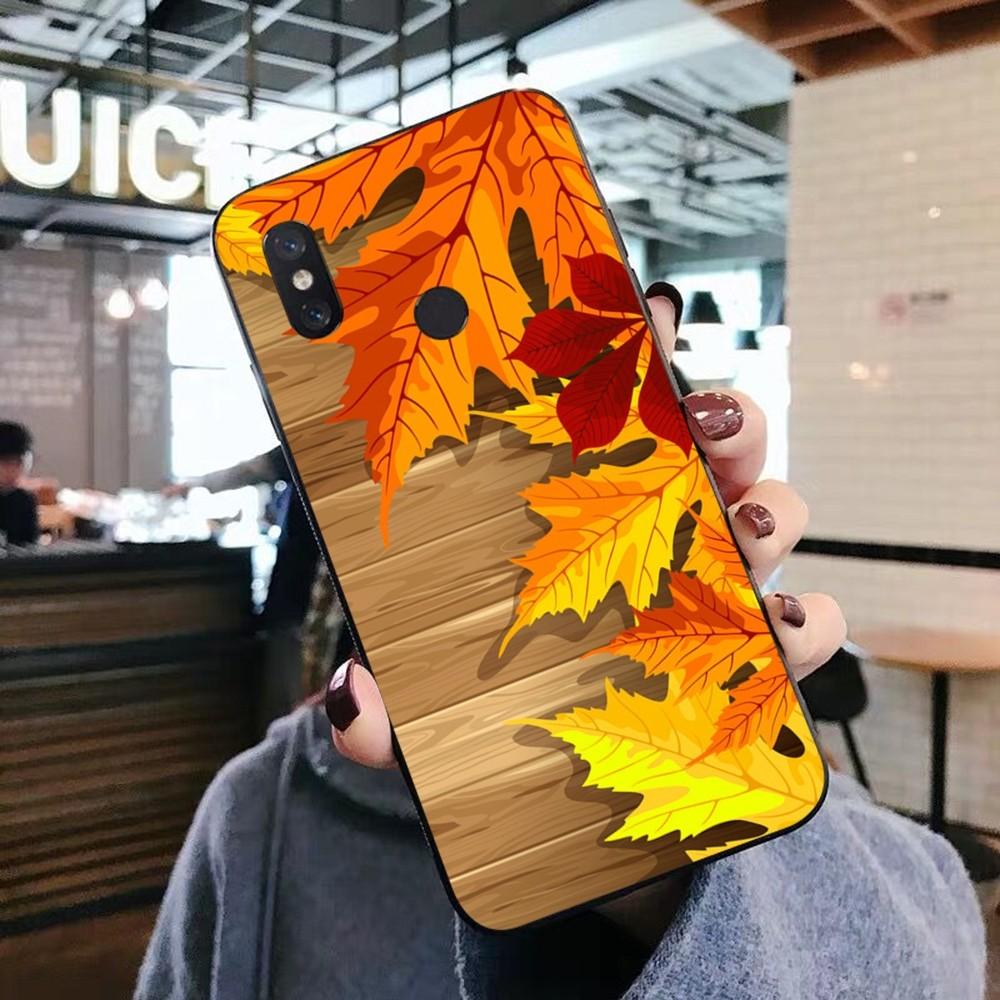 

Autumn leaves fall Phone Case For Xiaomi Mi 5X 8 9 10 11 12 lite pro 10T PocoX3pro PocoM3 Note 10 pro lite Xiaomi Mi 10T