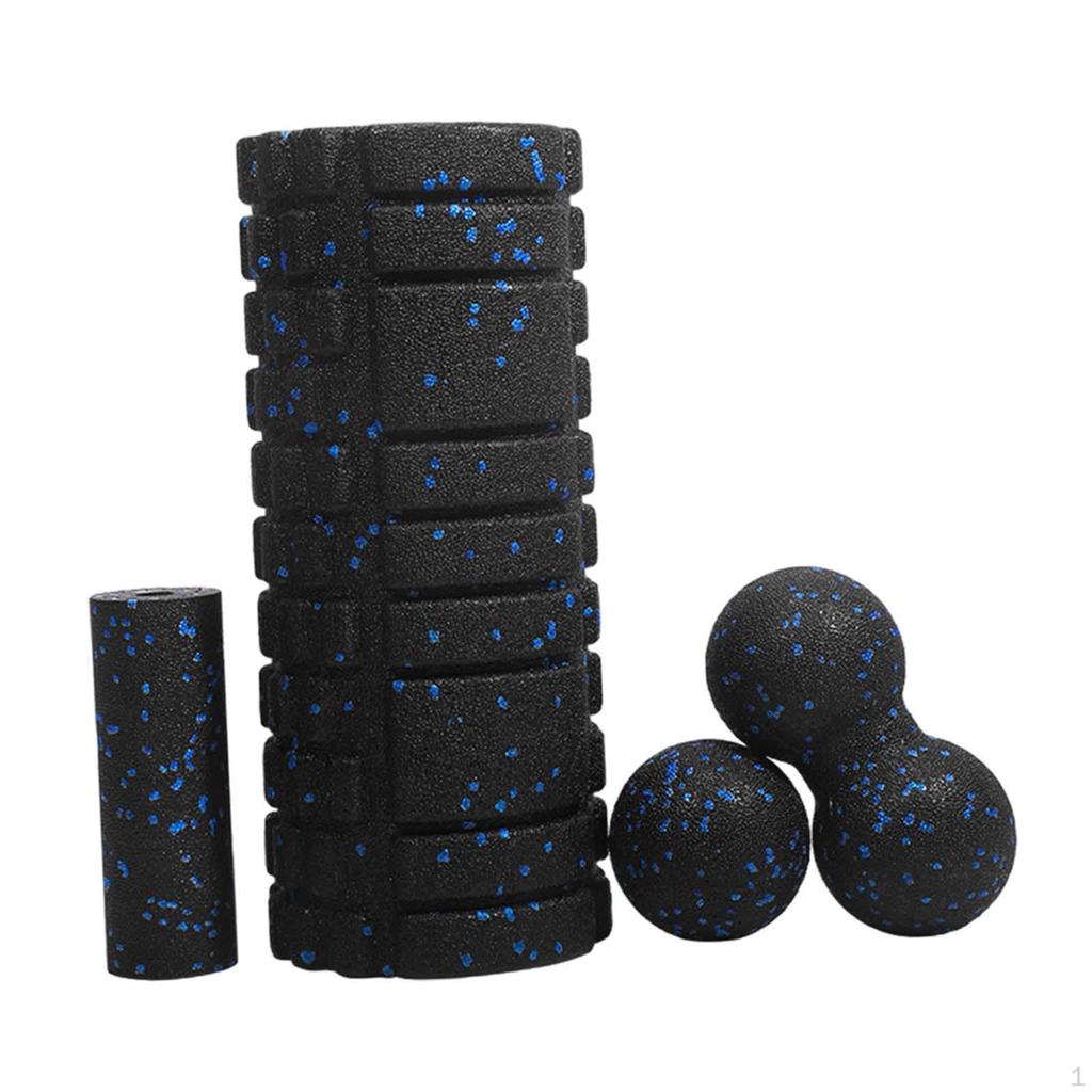 Foam Roller Set Fitness Equipment Muscle Massage Portable Multipurpose Yoga Block Column for