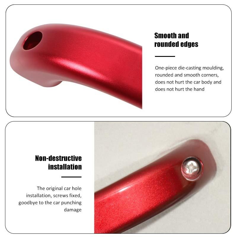Car Aluminum Alloy Top Grab Bar Handle Holder Bracket Mounting Fit For Suzuki Jimny 2010 Up Interior Accessories