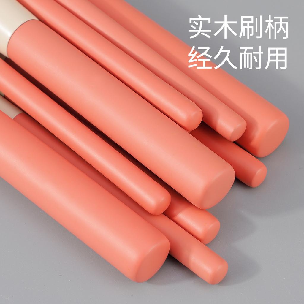12 Holiday Series Makeup Brushes Soft Bristles Eyeshadow Highlight Grooming Highlight Loose Powder Brush Tool