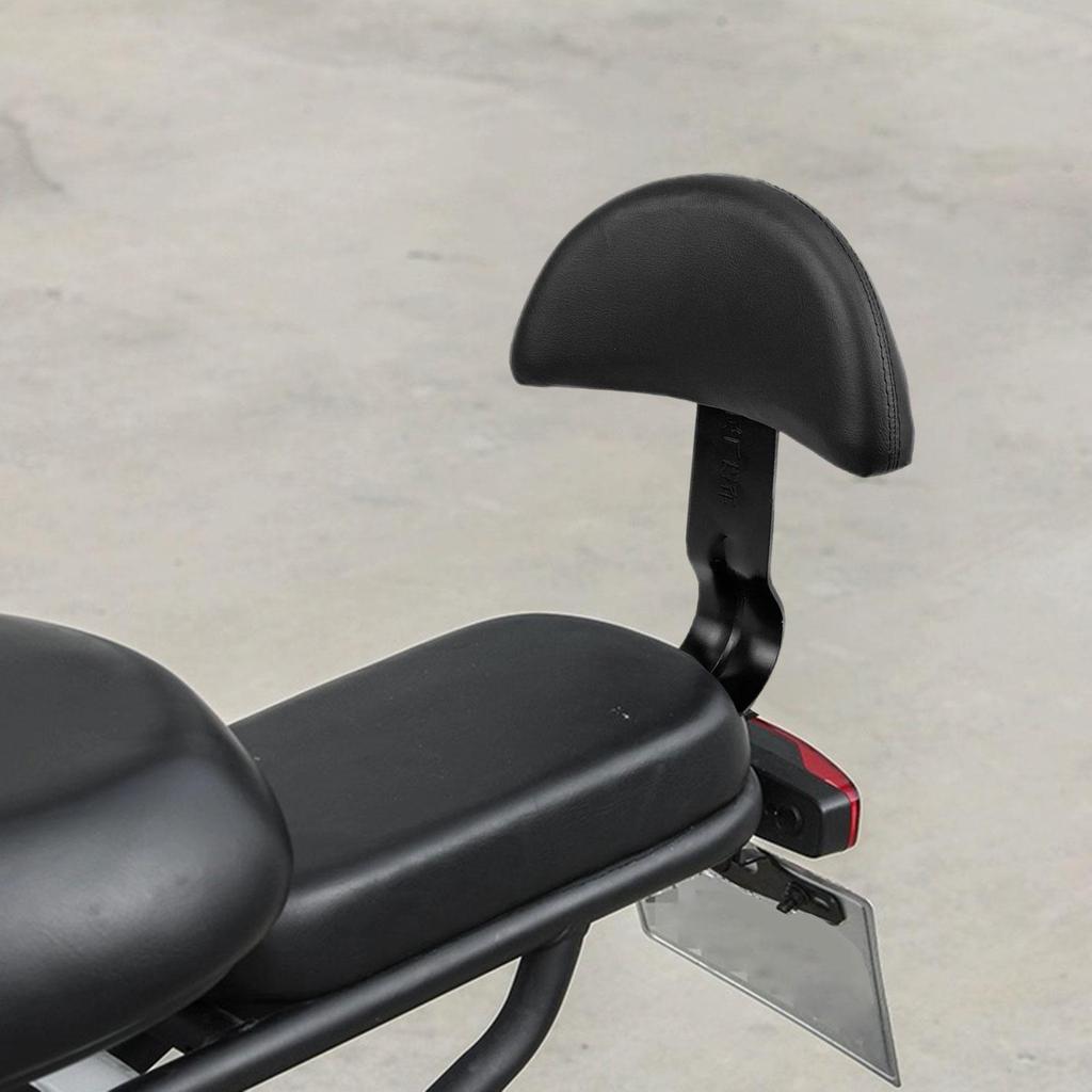 Electric Bike Rear Seat Cushion, Backrest Comfortable Practical Rack for Cycling