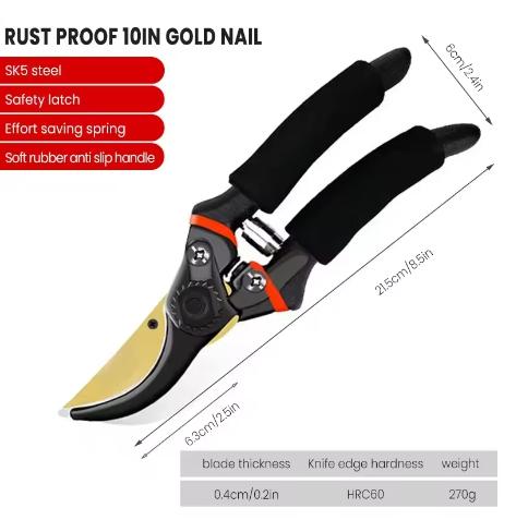 Gardening Scissors SK5 Fruit Tree Pruning Coarse Branches Pruning Scissors Flower Arrangement Pruning Fruit Picking Scissors