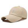 B Logo Shield Embroidered Duckbill Cap Cotton Adjustable Sun Protection For Unisex Fashion