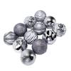 12 Pcs Xmas Ball Ornaments Set 6cm Plastic Hanging Ball Ornaments for Tree Wreath Door Window