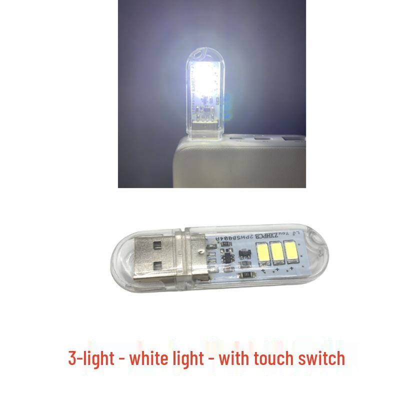 5V USB LED Night Light - Portable Flash Drive Style for Bedroom, Camping, or Stalls