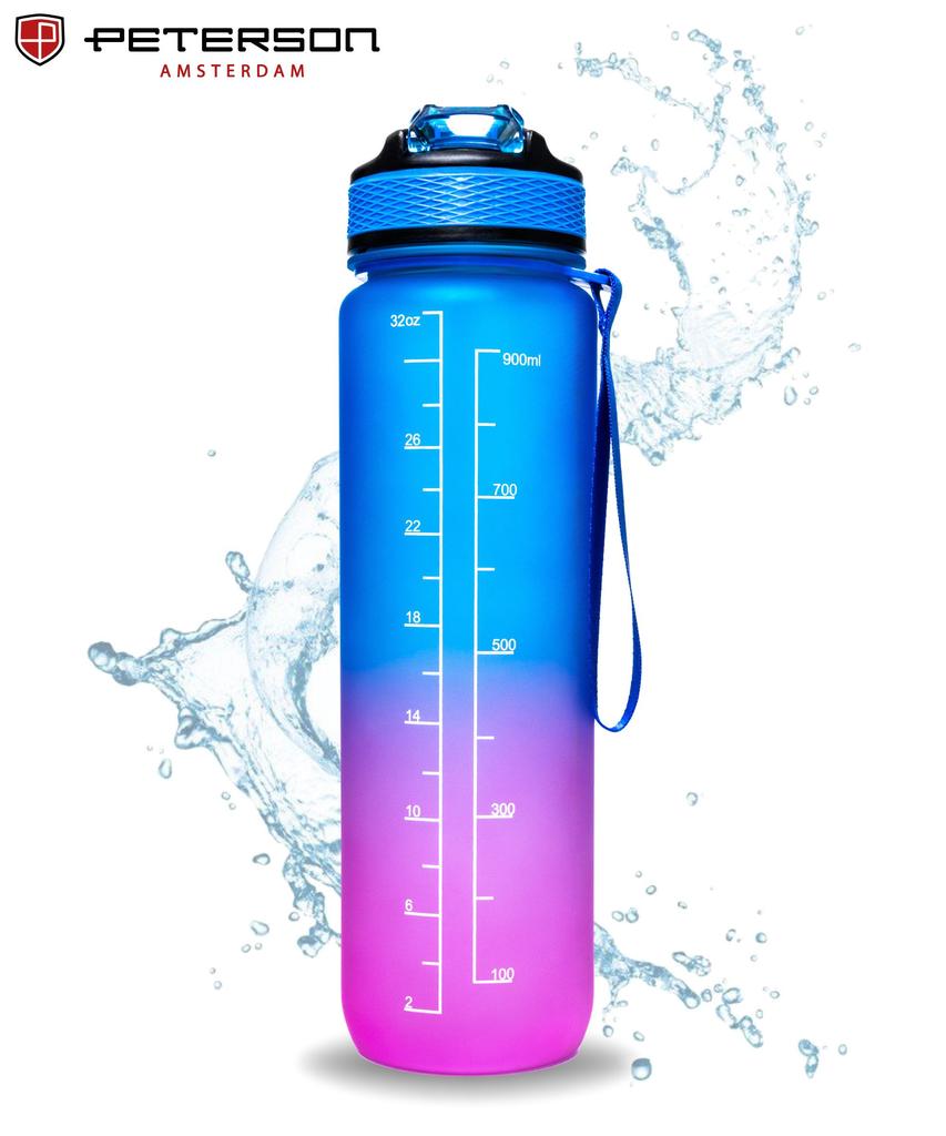 Water bottle 1L PTN HY-8014-1L-9577 Blue-Pink