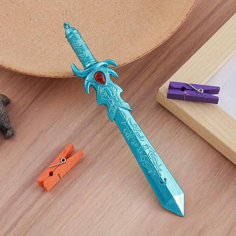 Back to school season 1Pc 0.5mm creative demon-suppressing sword gel pen cute stationery sword water-based pen cartoon weapon shape signature pen