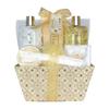 Coffret de bain panier au parfum délicat vanille tilleul - 9pcs