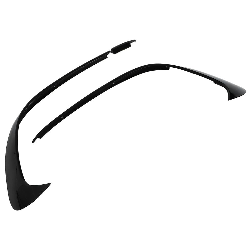 3pcs Glossy Black Front Bumper Spoiler Splitter Trim Replacement for Mercedes?Benz A?Class W176